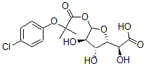 CAS 登录号：80106-54-3， 氯贝呋喃葡糖醛酸酯