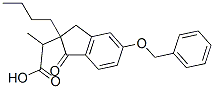 CAS#: 80106-55-4, 5-Benzyloxy-1-Oxo-2-Butyl-2-Indan Propionic Acid