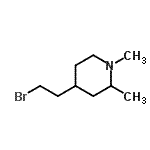 CAS 登录号：801150-44-7， 4-(2-溴乙基)-1,2-二甲基哌啶