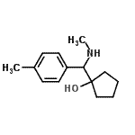 CAS#: 801155-39-5, 1-[(Methylamino)(4-methylphenyl)methyl]cyclopentanol