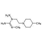 CAS 登录号：801157-95-9， N-甲基-1-[2-(4-甲基-1-哌啶基)乙基]肼甲脒