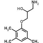 CAS 登录号：801172-02-1， 1-氨基-3-(2,3,5-三甲基苯氧基)-2-丙醇