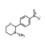 CAS 登录号：801186-36-7， 3-甲基-2-(4-硝基苯基)-1,3-恶嗪烷