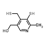 CAS 登录号：801201-91-2， [6-甲基-5-硫基-4-(巯基甲基)-3-吡啶基]甲醇