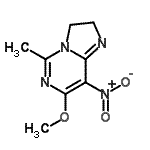 CAS#: 801210-93-5, 7-Methoxy-5-methyl-8-nitro-2,3-dihydroimidazo[1,2-c]pyrimidine