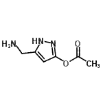 CAS 登录号：801215-28-1， 5-(氨基甲基)-1H-吡唑-3-基乙酸酯