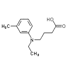 CAS 登录号：801306-52-5， 4-[乙基(3-甲基苯基)氨基]丁酸