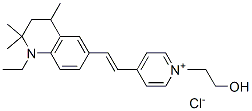 CAS#: 80162-59-0, 4-[2-(1-Ethyl-1,2,3,4-Tetrahydro-2,2,4-Trimethyl-6-Quinolyl)Vinyl]-1-(2-Hydroxyethyl)Pyridinium Chloride