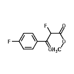 CAS 登录号：80171-31-9， 甲基2-氟-3-(4-氟苯基)-3-氧代丙酸酯
