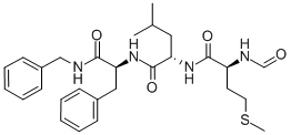 CAS 登录号：80180-62-7， N-甲酰基-蛋氨酰-亮氨酰-苯丙氨酰苄基酰胺