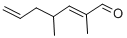 CAS 登录号：80192-49-0， 2,4-二甲基-2,6-庚二烯醛