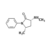 CAS 登录号：801987-60-0， (3R,5S)-5-甲基-3-(甲基氨基)-1-苯基-2-吡咯烷酮