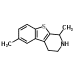 CAS#: 802032-84-4, 1,6-Dimethyl-1,2,3,4-tetrahydro[1]benzothieno[2,3-c]pyridine