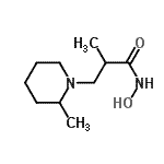 CAS 登录号：802043-76-1， N-羟基-2-甲基-3-(2-甲基-1-哌啶基)丙酰胺