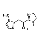 CAS#: 802046-03-3, 2-{[1-(4,5-Dihydro-1H-imidazol-2-yl)ethyl]sulfanyl}-1-methyl-1H-imidazole
