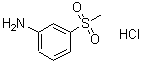 CAS 登录号：80213-28-1， 3-(甲基磺酰基)苯胺盐酸盐