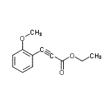 CAS 登录号：80220-94-6， 乙基3-(2-甲氧基苯基)-2-丙炔酸酯