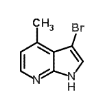 CAS#: 802264-75-1, 3-Bromo-4-methyl-1H-pyrrolo[2,3-b]pyridine