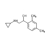 CAS 登录号：802264-91-1， 2-(环丙基氨基)-1-(2,4-二甲基苯基)乙醇