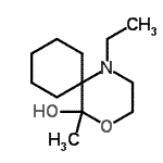 CAS#: 802267-76-1, 1-Ethyl-5-methyl-4-oxa-1-azaspiro[5.5]undecan-5-ol