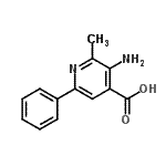 CAS 登录号：802275-01-0， 3-氨基-2-甲基-6-苯基异烟酸
