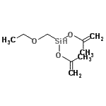 CAS 登录号：80228-88-2， (乙氧基甲基)[二(异丙烯基氧基)]硅烷