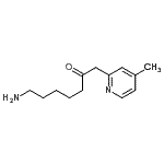 CAS#: 802283-53-0, 7-Amino-1-(4-methyl-2-pyridinyl)-2-heptanone