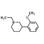 CAS 登录号：802580-59-2， 1-乙基-3-(2-甲氧基苯基)哌啶