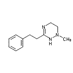 CAS#: 802588-24-5, 1-Methyl-3-(2-phenylethyl)-1,2,5,6-tetrahydro-1,2,4-triazine