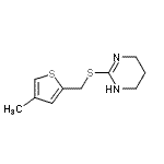 CAS#: 802595-61-5, 2-{[(4-Methyl-2-thienyl)methyl]sulfanyl}-1,4,5,6-tetrahydropyrimidine