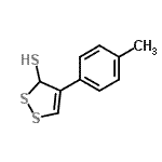 CAS 登录号：802607-34-7， 4-(4-甲基苯基)-3H-1,2-二硫杂环戊烯-3-硫醇