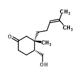 CAS#: 802622-17-9, (3S,4R)-4-(Hydroxymethyl)-3-methyl-3-(4-methyl-3-penten-1-yl)cyclohexanone