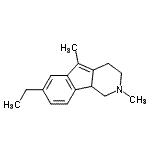 CAS#: 802887-50-9, 7-Ethyl-2,5-dimethyl-2,3,4,9b-tetrahydro-1H-indeno[1,2-c]pyridine