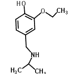 CAS 登录号：802900-09-0， 2-乙氧基-4-[(异丙基氨基)甲基]苯酚