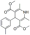 CAS#: 80307-08-0, 1,4-Dihydro-2,6-Dimethyl-4-(3-Methylphenyl)-3,5-Pyridinedicarboxylic Acid Dimethyl Ester