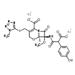 CAS#: 8031-09-2, Disodium (6R,7R)-7-{[carboxylato(4-hydroxyphenyl)acetyl]amino}-7-methoxy-3-{[(1-methyl-1H-tetrazol-5-yl)sulfanyl]methyl}-8-oxo-5-oxa-1-azabicyclo[4.2.0]oct-2-ene-2-carboxylate