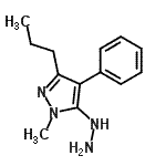 CAS#: 803605-65-4, 5-Hydrazino-1-methyl-4-phenyl-3-propyl-1H-pyrazole