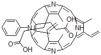 CAS#: 80367-89-1, 7,12-Diethenyl-3,8,13,17-tetramethyl-21-phenyl-21H,23H-porphine-2,18-dipropanoic acid