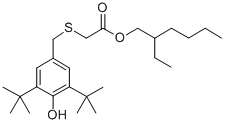 CAS 登录号：80387-97-9， [[[3,5-二叔丁基-4-羟基苯基]甲基]硫代]乙酸 2-乙基己基酯