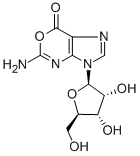 CAS 登录号:80394-72-5, 5-氨基-3-beta-D-呋喃核糖基咪唑并(4,5-d)(1,3)恶嗪-7(3H)-酮