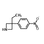 CAS#: 804435-90-3, 3-Ethyl-3-(4-nitrophenyl)azetidine