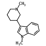 CAS#: 804445-38-3, 1-Methyl-3-(1-methyl-3-piperidinyl)-1H-indole