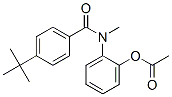 CAS#: 80495-80-3, N-(2-(Acetyloxy)Phenyl)-4-(1,1-Dimethylethyl)-N-Methyl-Benzamide