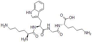 CAS 登录号：80496-37-3， H-赖氨酰-色氨酰-甘氨酰-赖氨酸