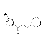 CAS 登录号：805180-85-2， 1-(5-甲基-2-呋喃基)-3-(4-吗啉基)-1-丙酮