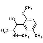 CAS#: 805180-92-1, 1-(2-Methoxy-5-methylphenyl)-2-(methylamino)-1-propanol