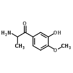 CAS 登录号：805181-49-1， 2-氨基-1-(3-羟基-4-甲氧基苯基)-1-丙酮