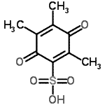 CAS#: 805183-15-7, 2,4,5-Trimethyl-3,6-dioxo-1,4-cyclohexadiene-1-sulfonic acid