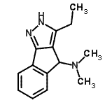 CAS#: 805197-73-3, 3-Ethyl-N,N-dimethyl-2,4-dihydroindeno[1,2-c]pyrazol-4-amine