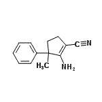 CAS#: 805246-73-5, 2-Amino-3-methyl-3-phenyl-1-cyclopentene-1-carbonitrile